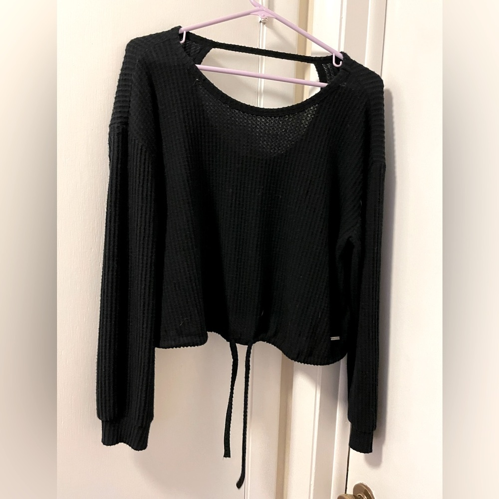 HOLLISTER WAFFLE KNIT CROPPED SWEATER 💋